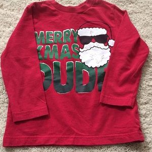 🎄 XS/4 RED Xmas long sleeve shirt